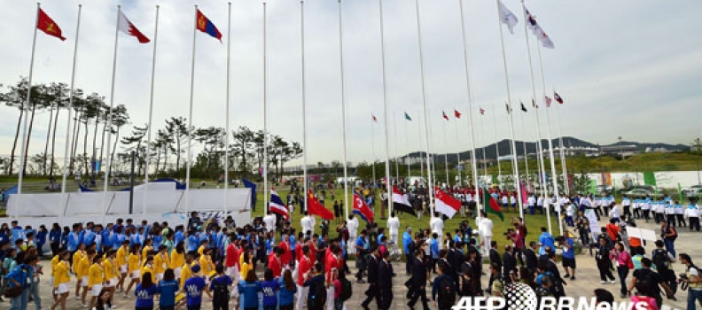 45억의 축제, 인천아시안게임 화려한 개막식